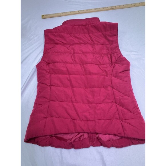 Lot Of 2 Aeropostale Puffer Vest Quilted Women's Size XS Pink And Purple Full So - Picture 10 of 16